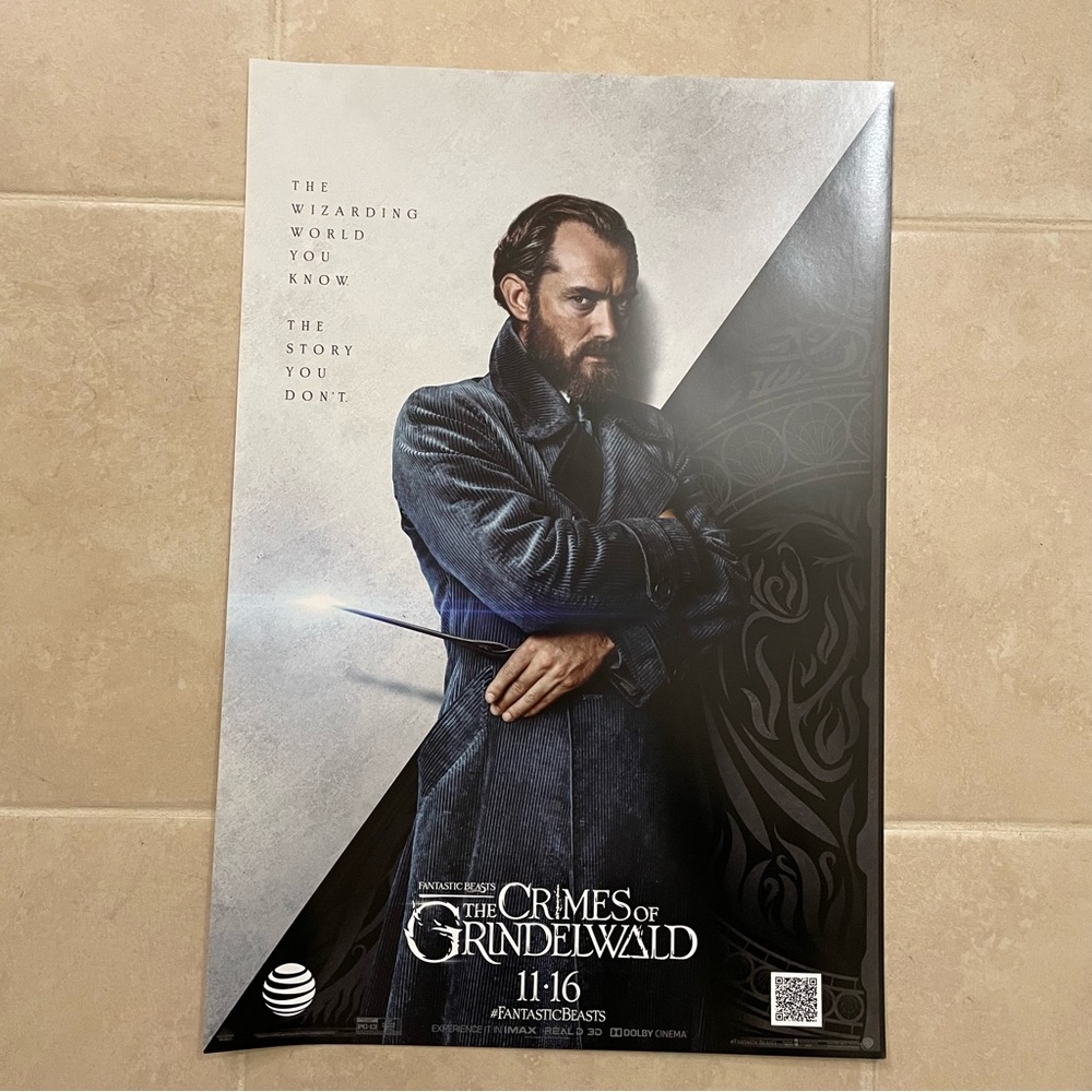 “Fantastic Beasts: The Crimes of Grindelwald" Albus Dumbledore AT&T Movie Poster